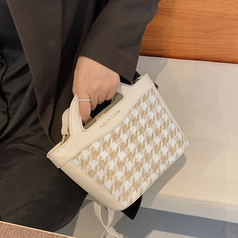 

PU Leather Small Crossbody Bags for Women 2021 Luxury Fashion Trends Shoulder Purses and Handbags Totes with Short Handle