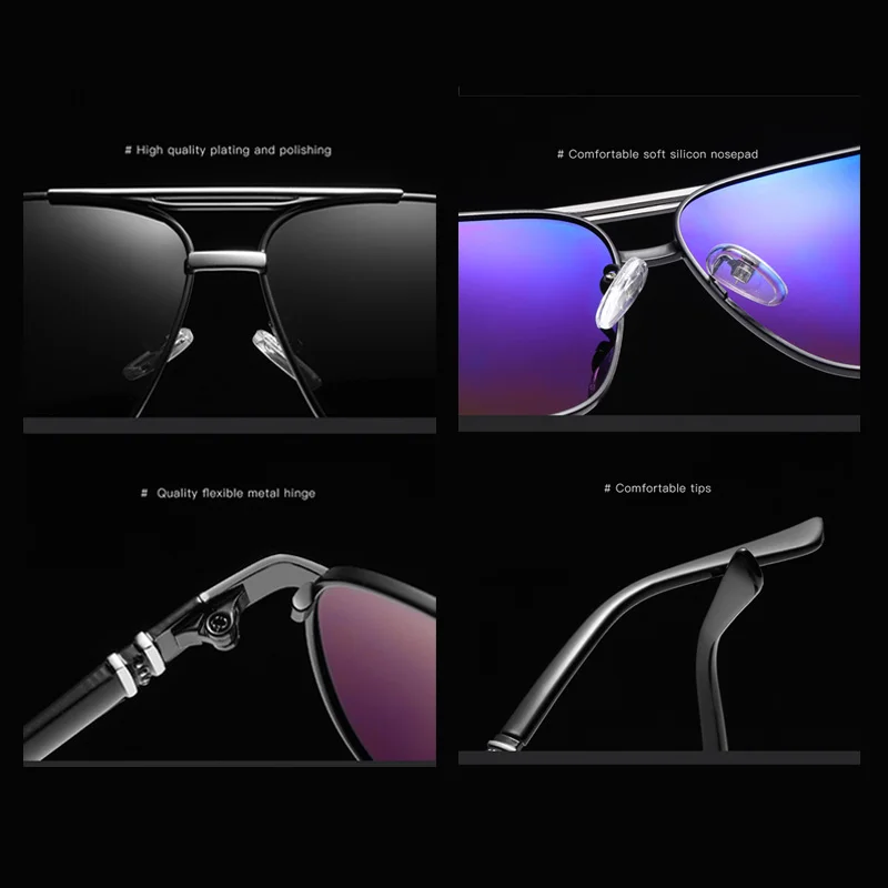 

GAOOZE Polarized Sunglasses for Men Glasses for Driving Pilot Vintage Sunglasses Round Sun Glasses Man Oculos LXD41