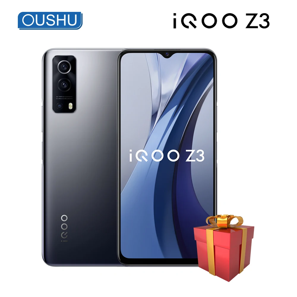 Оригинальный Новый 5G IQOO Z3 мобильный телефон Snapdragon 768G 4400 мА/ч 55 Вт мгновенная