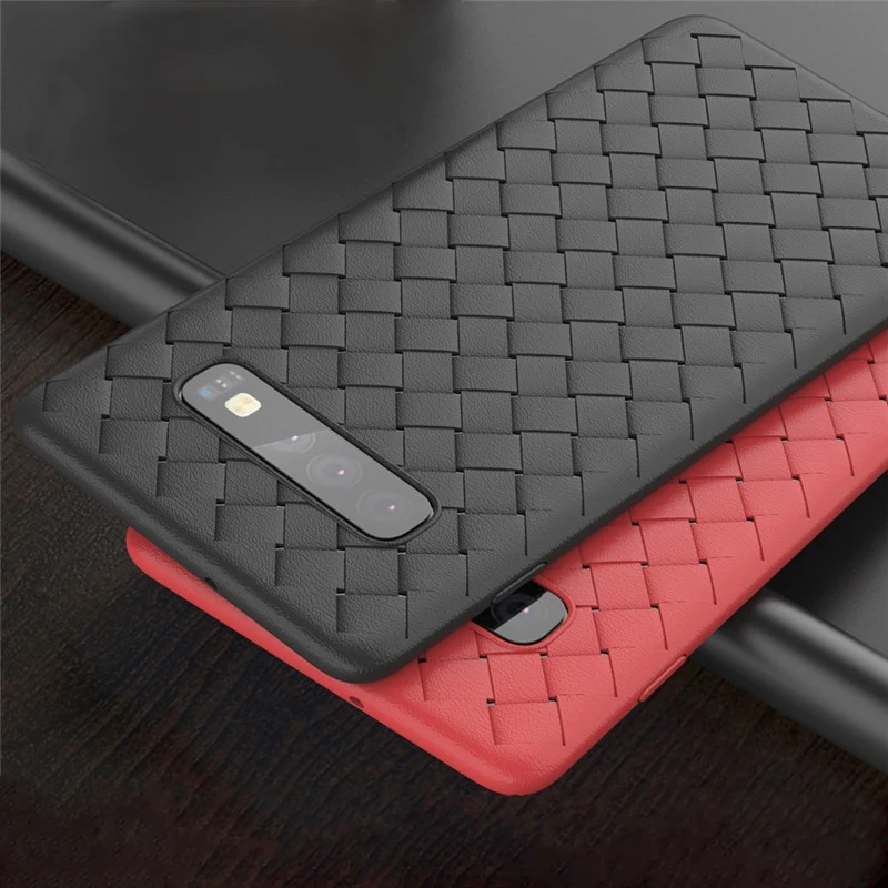 KISSCASE ткачество чехол для телефона samsung Примечание 10 плюс 9 8 A50 S10 S8 S9 S10E мягкий s A70 A60