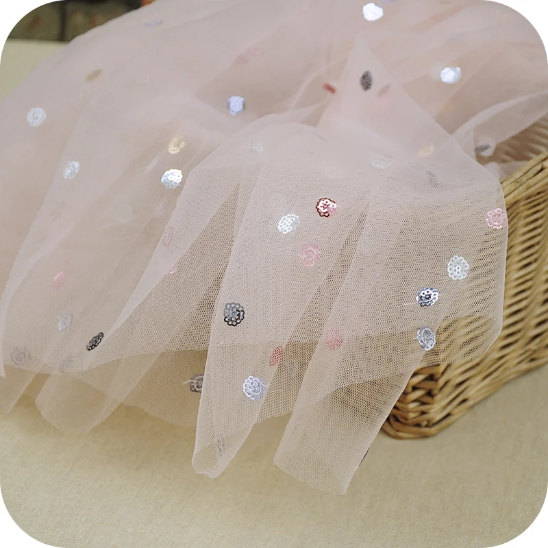 2 ярда высококачественная прозрачная сетчатая юбка из кружевной ткани с