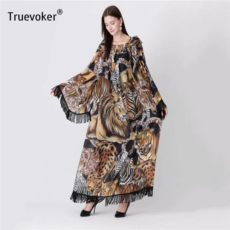 Truevoker 2020 весенние модельные вечерние платья для курорта Женские винтажные