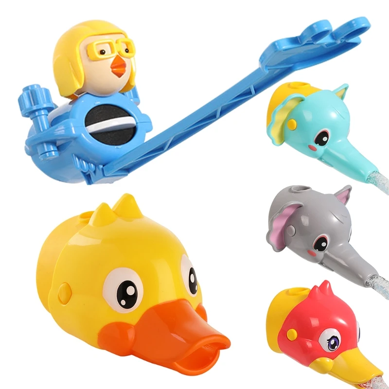

2022 New Cute Animal Faucet Extender Spout Sink Handle Switch for Kids Baby Children Hand Wash Water Tap Extension Tool