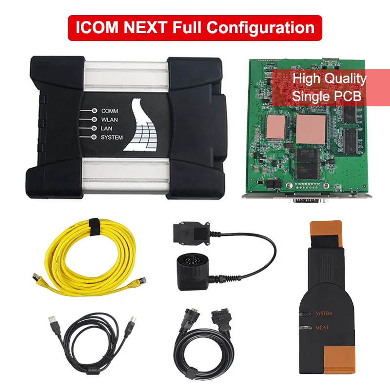 NEXT Single PCB V2019.12 ISTA ICOM A2+ B+ C ICOM Next wifi диагностический и программный инструмент для автомобилей поддержка многоязычных - Цвет: NEXT Single PCB