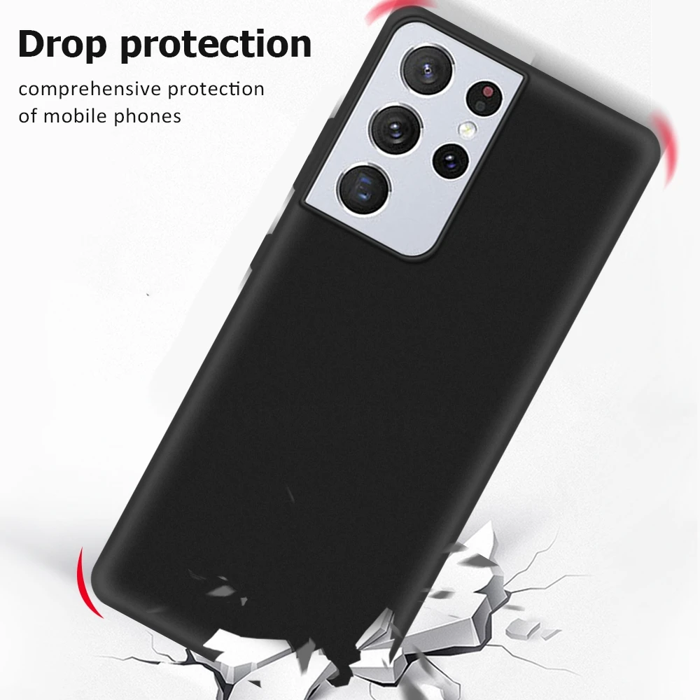 Ультратонкий матовый чехол для Samsung Galaxy S21 Ultra Plus силиконовый защитный S20 FE s21 s10 S10E |