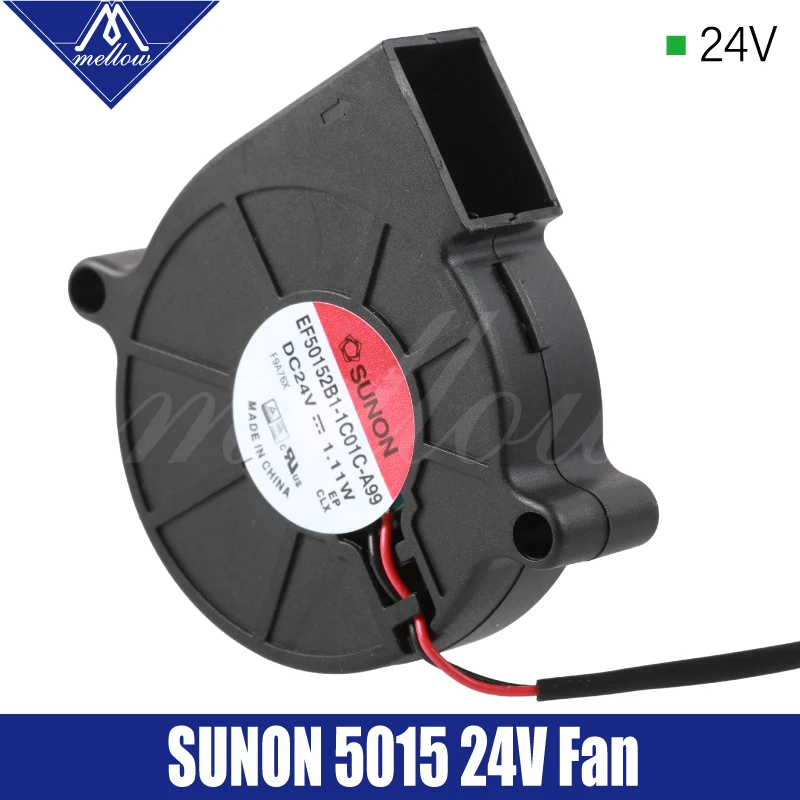 Вентилятор Sunon для 3D-принтера 24 В 5015 А 5015S