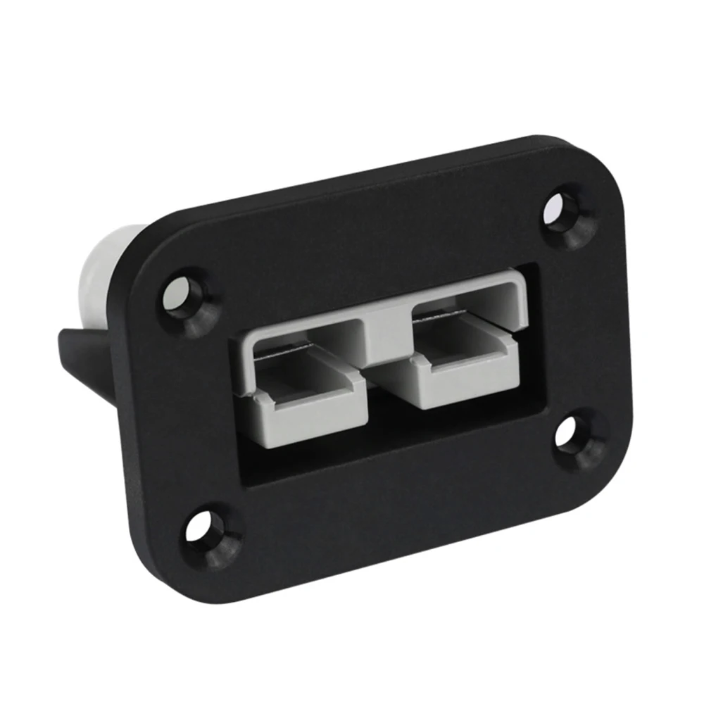 Electric Car Charger Black Color Plug Two Pole Contacts Strong Sturdy Battery Trailer Connectors Solar Caravan Boats Electric Car Charger Black Color Plug Two Pole Contacts Strong Sturdy Battery Trailer Connectors Solar Caravan Boats