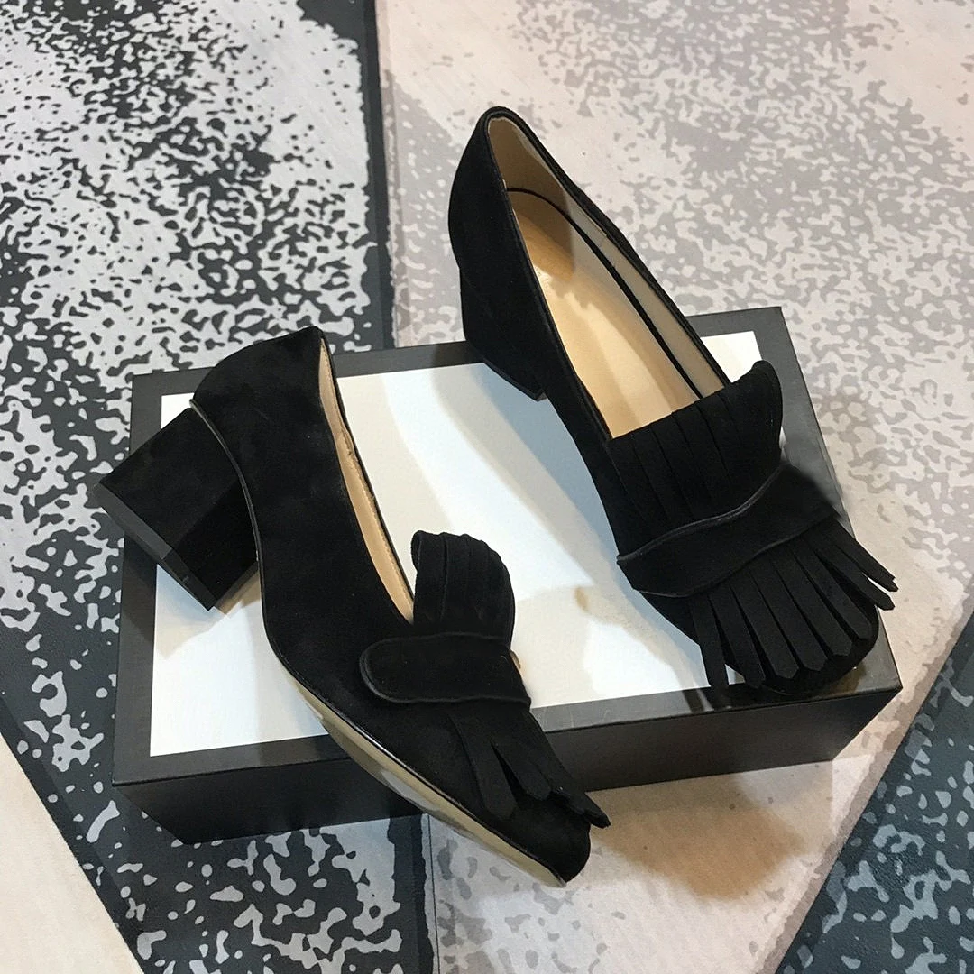 

Prowow buckle high heel women's shoes classic fashion comfort joker thick heel anti-slip wear-resistant