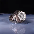 Гц. Кольцо из серебра 925 пробы с искусственным знаком