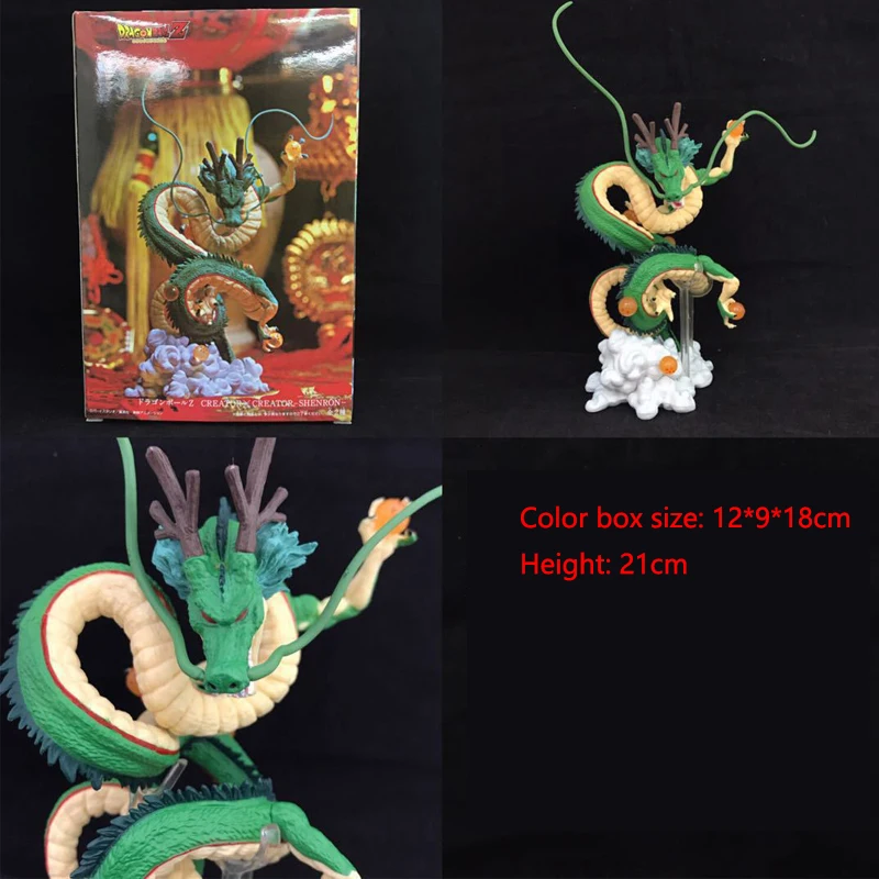 Аниме dragon ball модель goku green gold ручной работы украшение для дома в коробке