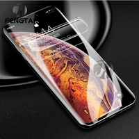 hydrogel safety film on for iphone 11 pro max iphone xxrxs max screen protector for iphone 786s6 plus screen protector