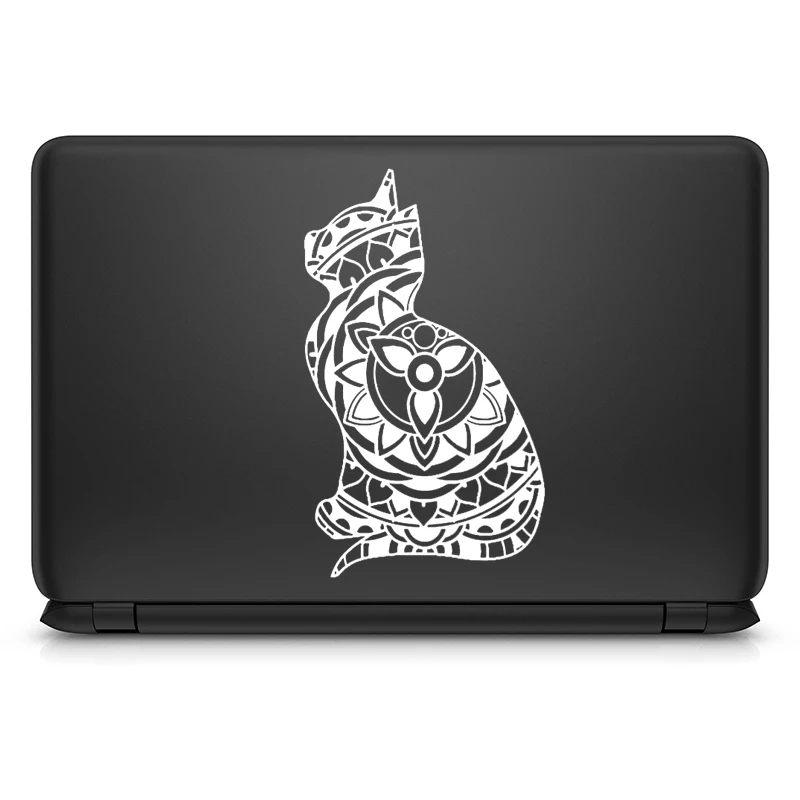 Наклейка для ноутбука с изображением кошки мандалы наклейка Macbook Pro 16 дюймов Air