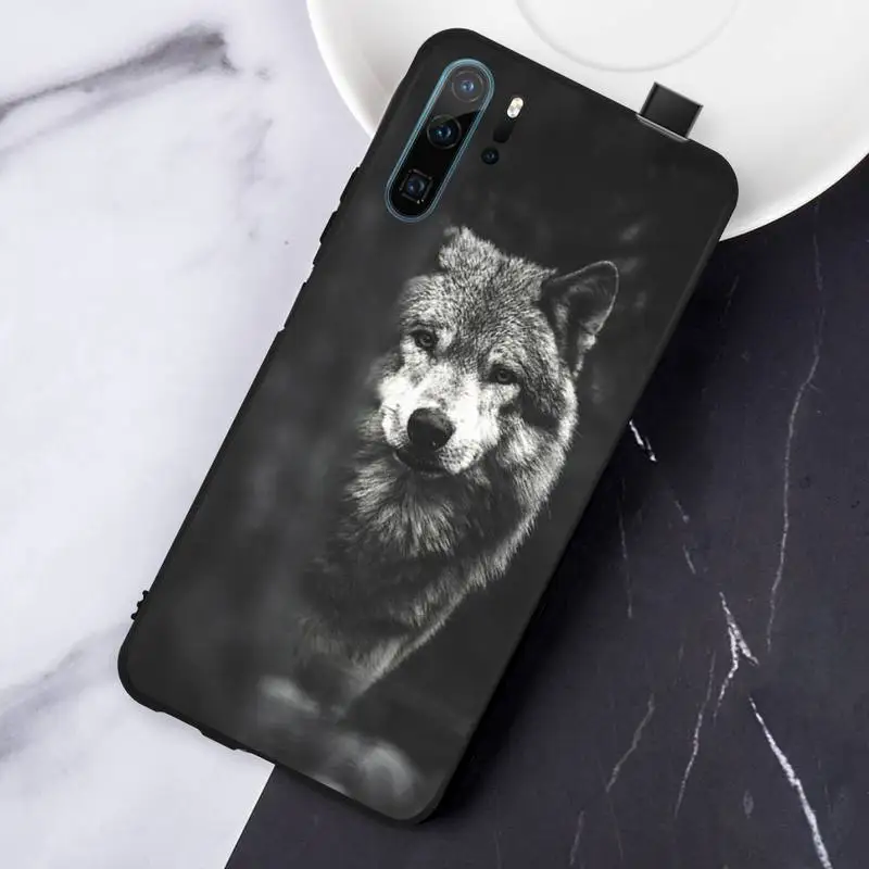 

Horror animal Wolf luxury design Phone Case shell For Huawei honor Mate P 10 20 30 40 Pro 10i 9 10 20 8 x Lite