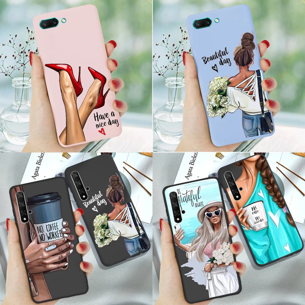 Чехол для Honor 20 Lite мягкий силиконовый чехол карамельного цвета Huawei 10 10i 20S View 30 Pro |