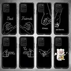 Чехол Bff для телефона с надписью Best Friends Forever Couples для Samsung Galaxy S21 Plus Ultra S20 FE M11 S8 S9 plus S10 5G lite 2020