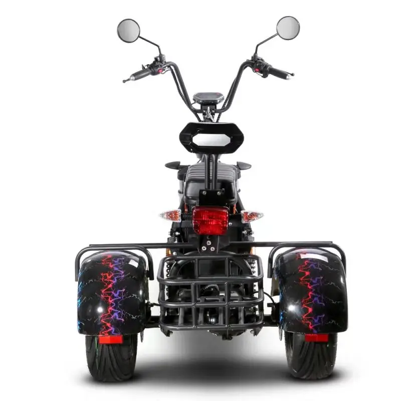 1500w 60v 20ah/40ah Электрический 3 колеса с большими шинами трехколесный велосипед