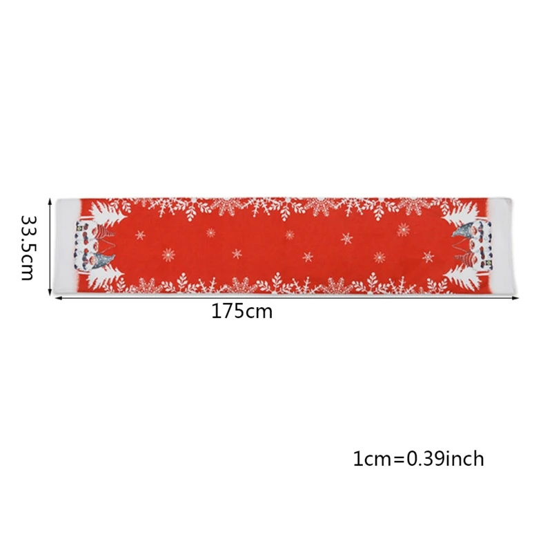 

Christmas Swedish Gnome Table Runner Tablecloth Placemat Home Wedding Decoration