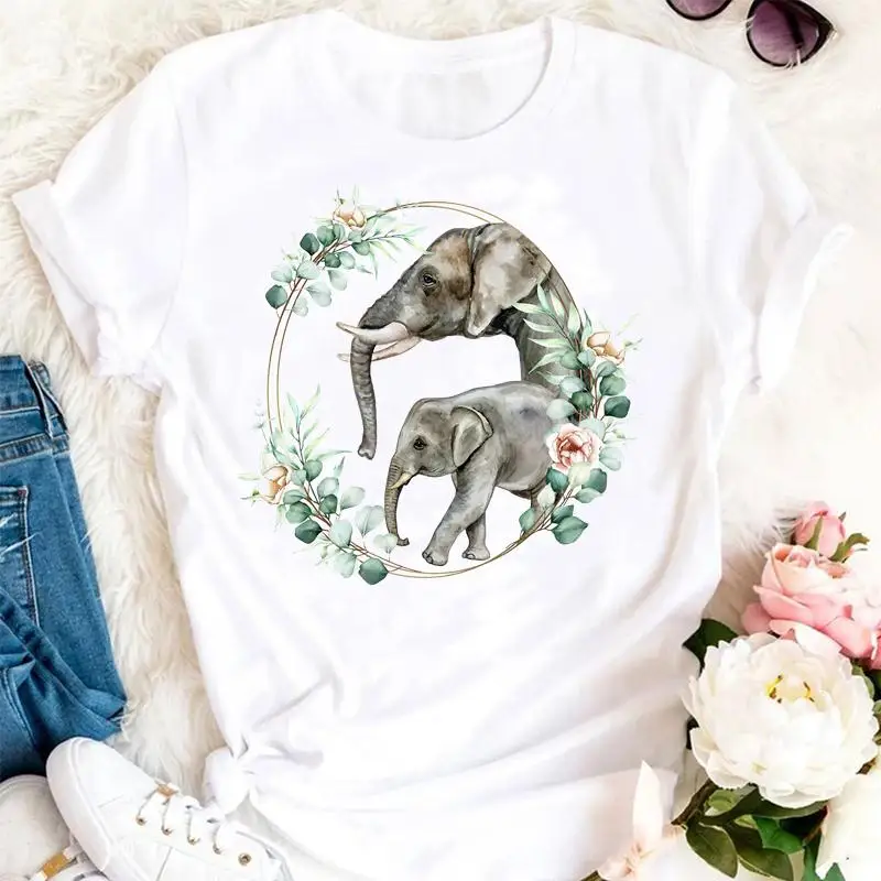 

Summer Street leisure style Travel Printing Vacation Ladies 90s Cartoon Clothes Women Tshirts Fashion Graphic Top Female Tee