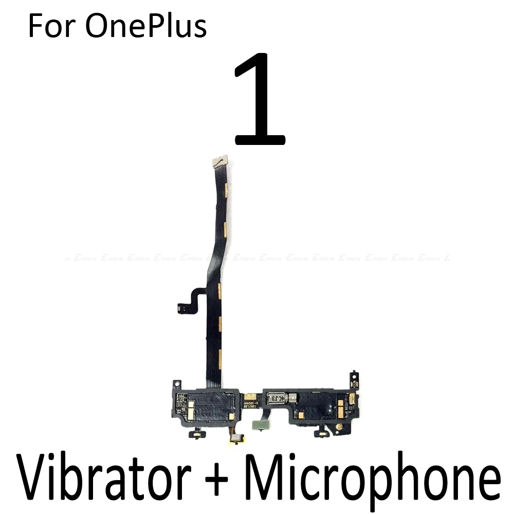 Для OnePlus 1 2 3 3T 5 5T 6 6T микрофон Вибратор вибрационный двигатель Модуль гибкий кабель, сменные детали