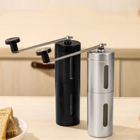 handmade coffee grinder mini stainless steel hand manual coffee bean burr grinders mill kitchen tool grinders