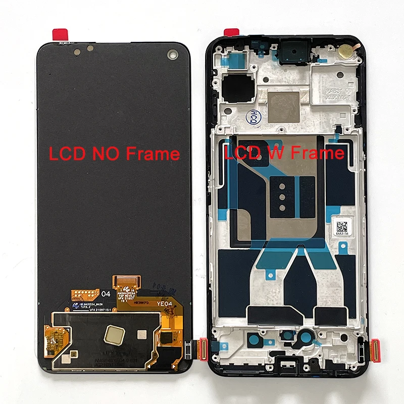 Pantalla LCD Amoled Original de 6,43 pulgadas para Oppo Realme GT 5G/Master, digitalizador de Panel t&aacute;ctil para Realme GT Neo Flash Neo, Marco LCD-0