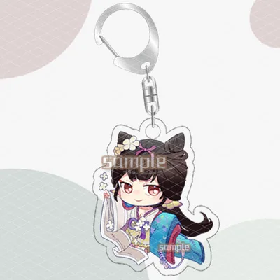 Аниме акриловый брелок Onmyoji Sakro devсоответствующие indrah aсура Suzuka Gozen косплей