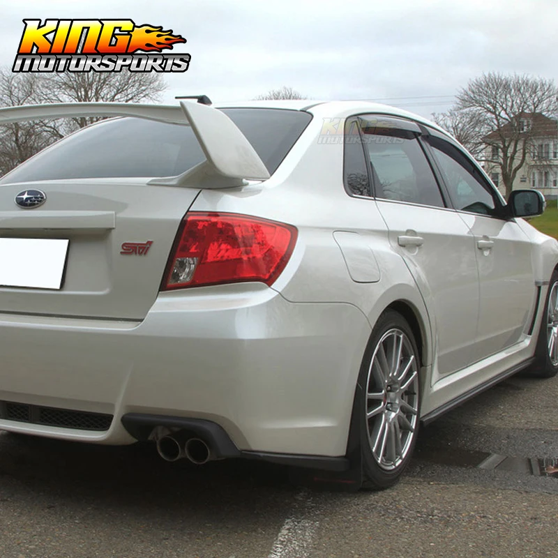 Подходит для 08-14 Subaru WRX STI 09-11 Impreza оконные козырьки 4 шт. комплект акрил