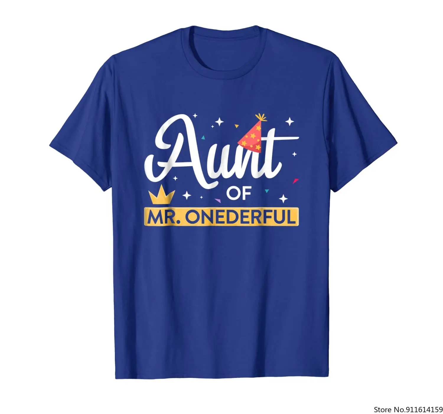 Забавная футболка тетя господина Onederful для первого дня рождения и