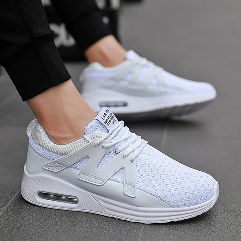 Зимняя дышащая мужская обувь kitleer Повседневная Мужская с воздушной подушкой