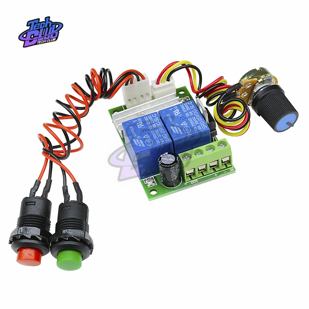 ШИМ-регулятор скорости двигателя постоянного тока 12 В 24 в 3 А 21 кГц регулятор