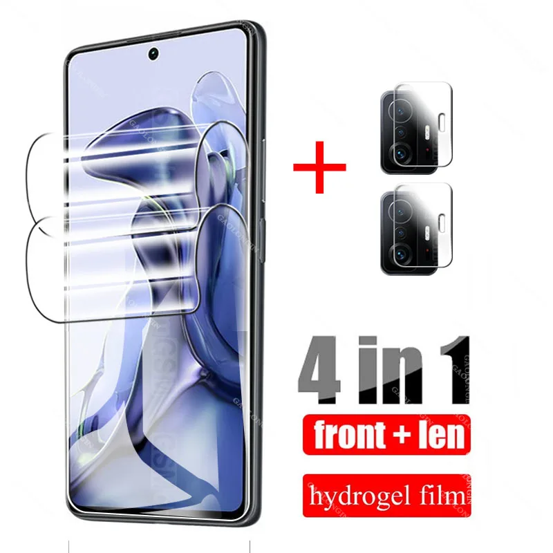 mi 11t pro hydrogel film for xiaomi 11t 11tpro 11 t mi11t xiaomi11t screen protector on xaomi mi 10t mi10t pro 10 t camera glass free global shipping