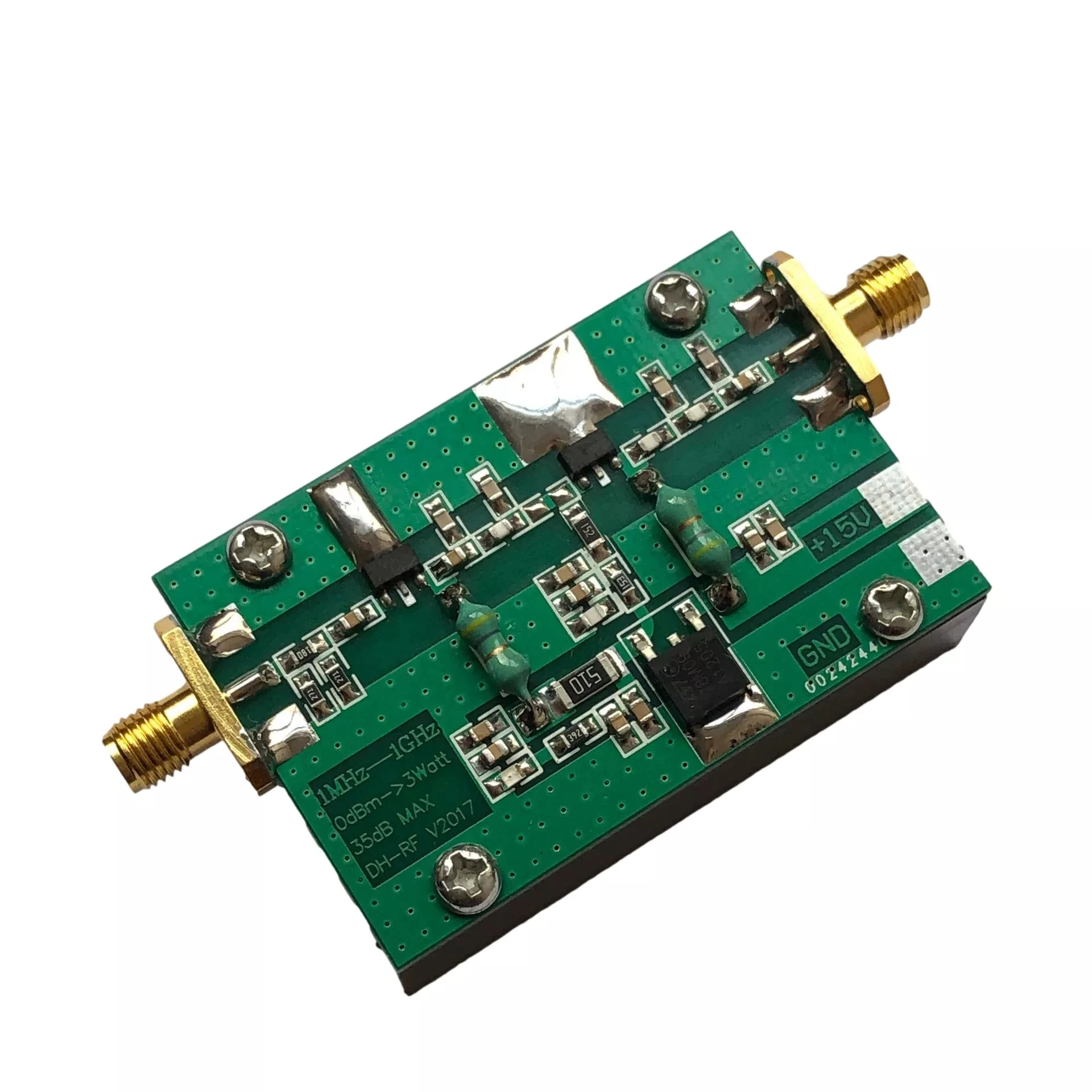 Amplificador de Potência de Banda Larga para Modelos de Transmissão de Rádio Ganho Vhf Uhf Transmissor fm rf Módulo rc 1mhz-1000mhz 3w 35db hf