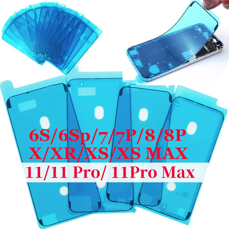 Водонепроницаемая наклейка для iPhone 6s plus 7 8 6SPlus XR X XS MAX 11 pro Max 11pro ЖК экран клейкая
