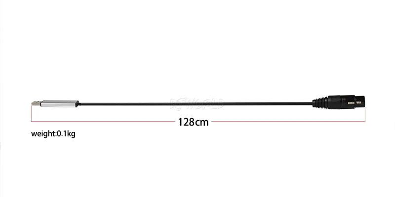 Интерфейсный адаптер USB для DMX сценический светильник компьютера ПК | Лампы и