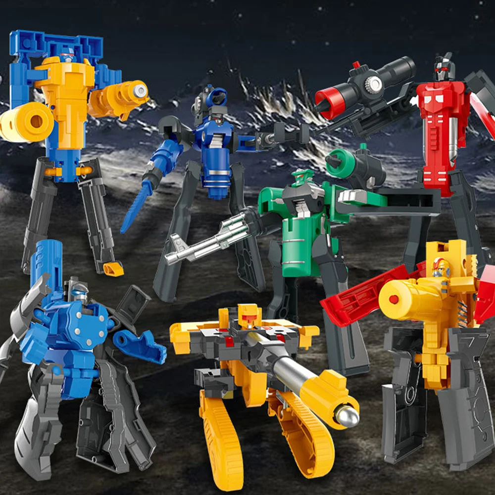 Деформации игрушка робот пистолет детская 98K для мальчиков AWM мультфильм AK47