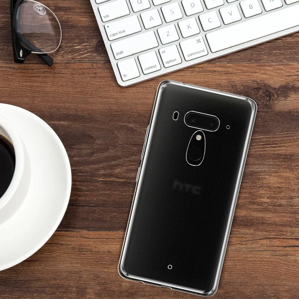 Прозрачный мягкий ТПУ для HTC U12 Plus Чехлы телефона тонкий прозрачный силиконовый
