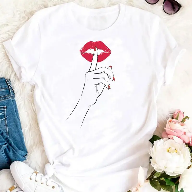

Women Summer Space Universe Star Cute Ladies 90s Cartoon Clothes Tshirts Fashion Graphic T Top Lady Print Female Tee T-Shirt