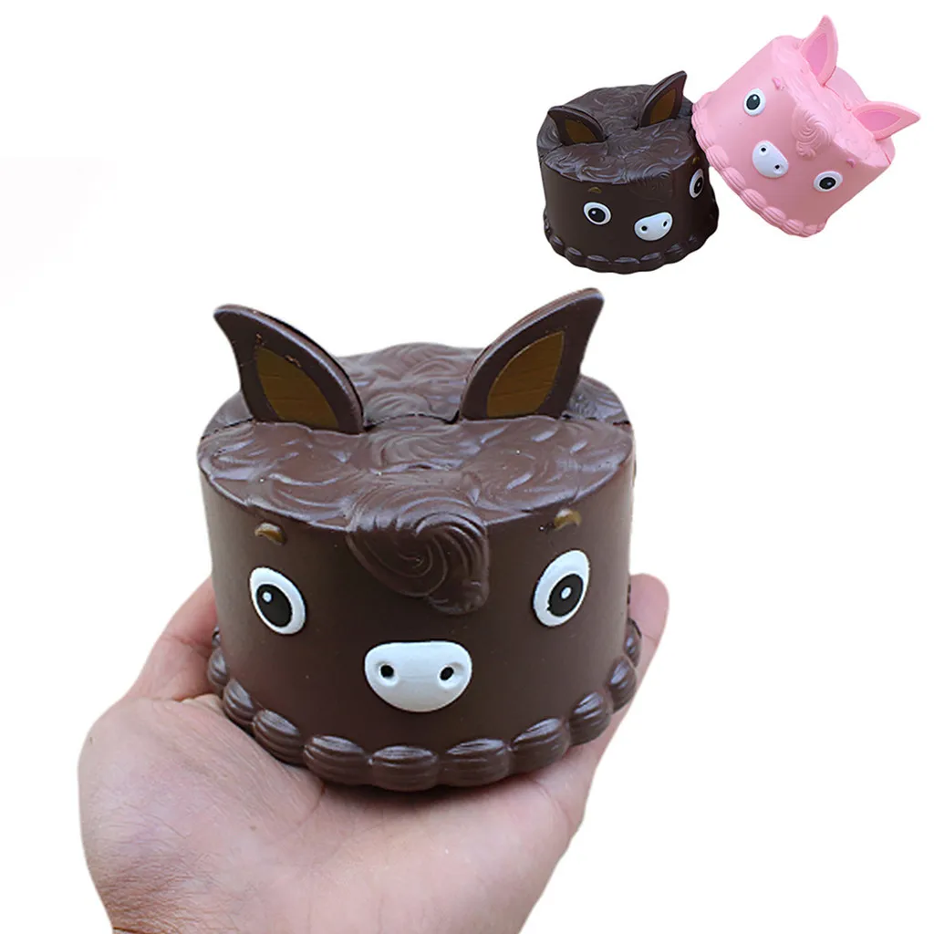 Kawaii зеленый мультфильм Динозавр мягкий медленно поднимающийся сжимает игрушки