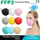 Черная маска mascarillas ffp2 colores kn95, многоразовая респираторная маска ffp2, черная маска fpp2 homologadas negra maske kn95 ffp3