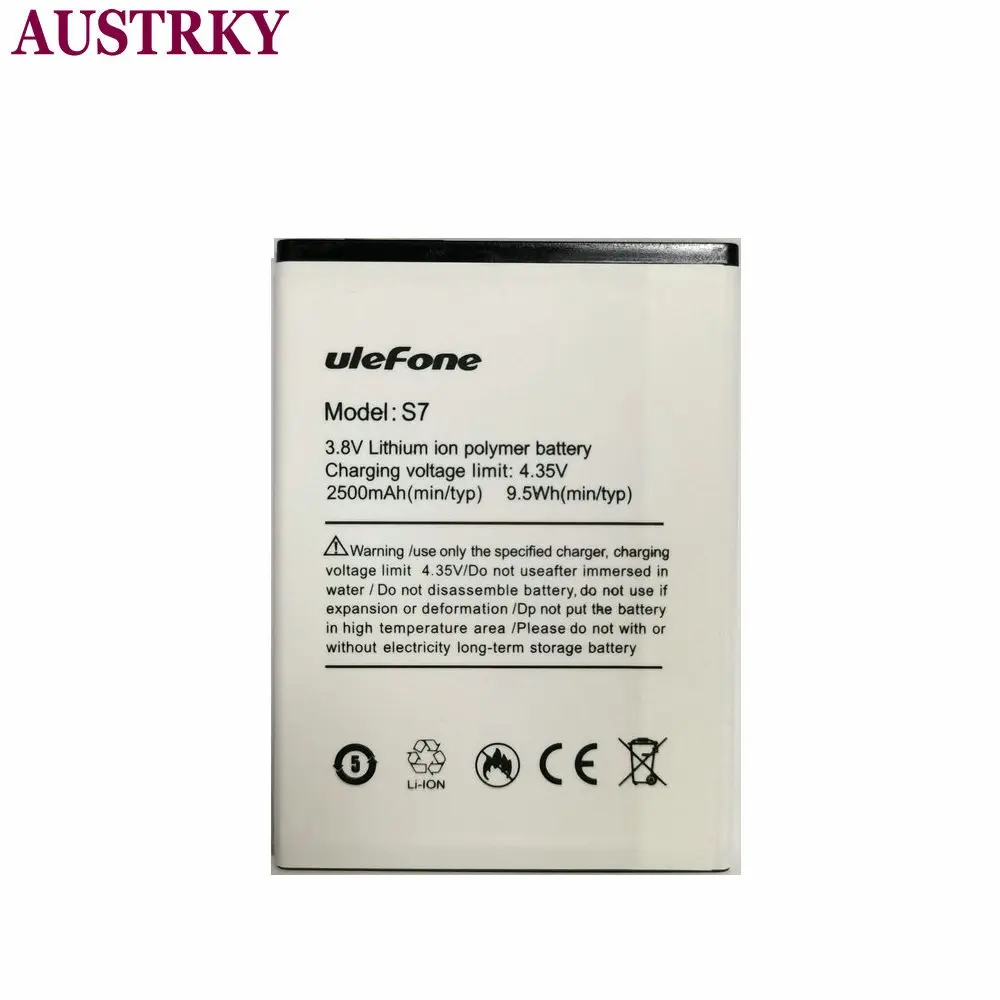 Новинка 100% высококачественный перезаряжаемый аккумулятор S7 для Ulefone мобильный