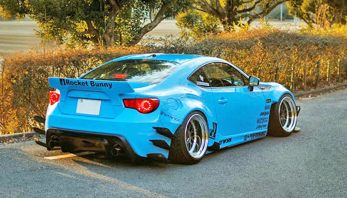 FRP диффузор для BRZ FT86 GT86 FRS Rocket Bunny Ver 2 стекловолокна заднего рассеивателя комплект для настройки отделка для FT86 BR-Z GT86 Racing