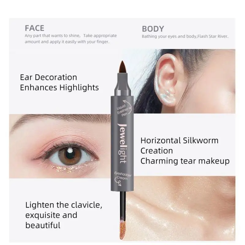 Жидкие блестящие тени для век TSLM2 с музыкальными цветами водостойкие стойкие