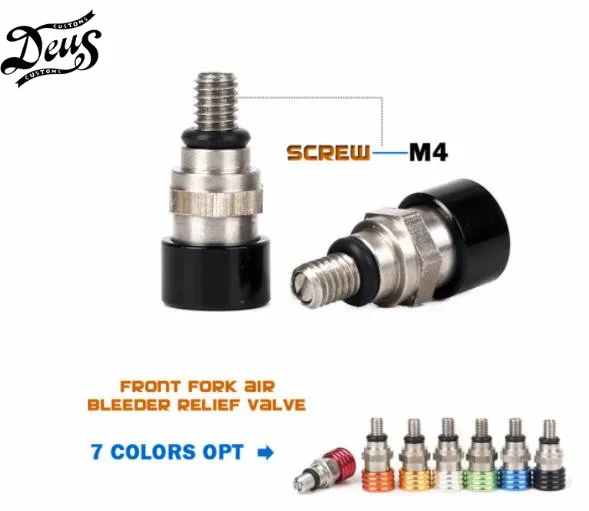 Клапан сброса воздуха вилки M5 для KX 125 250 450 450X 250F 450F KLX250 KLX450 KLX230R KLX250R KLX300R мотоцикла
