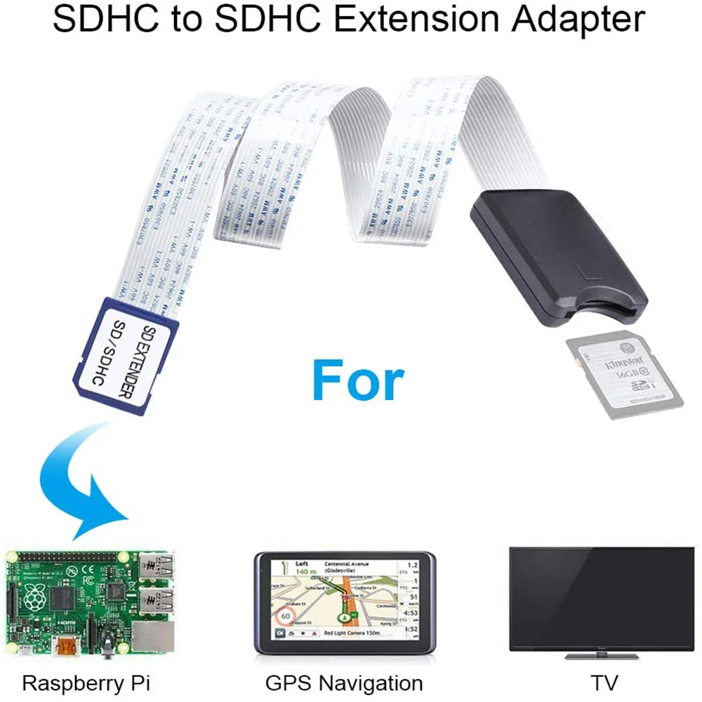 Кабель удлинитель для карт SD и карт|Платы расширения| |