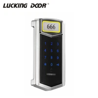 touch screen electronic locker rfid card smart door lock for cabinet locker sauna and office hotel home swimming pool em135