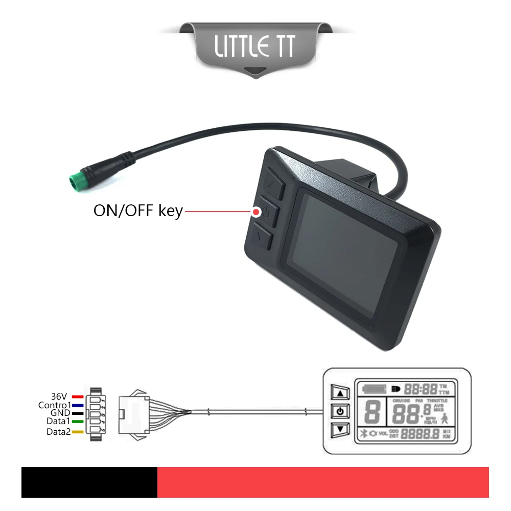 

KT Ebike Kunteng KT LCD7U LCD7C 24V36V 48V USB SM