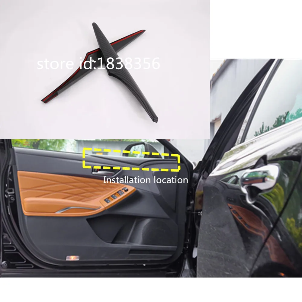 

For Toyota Avalon XX50 2018 2019 2020 Car Sticker Body Cover Door Inner Frame Trim Panel Hoods Handle Bowl Moulding Parts 2pcs