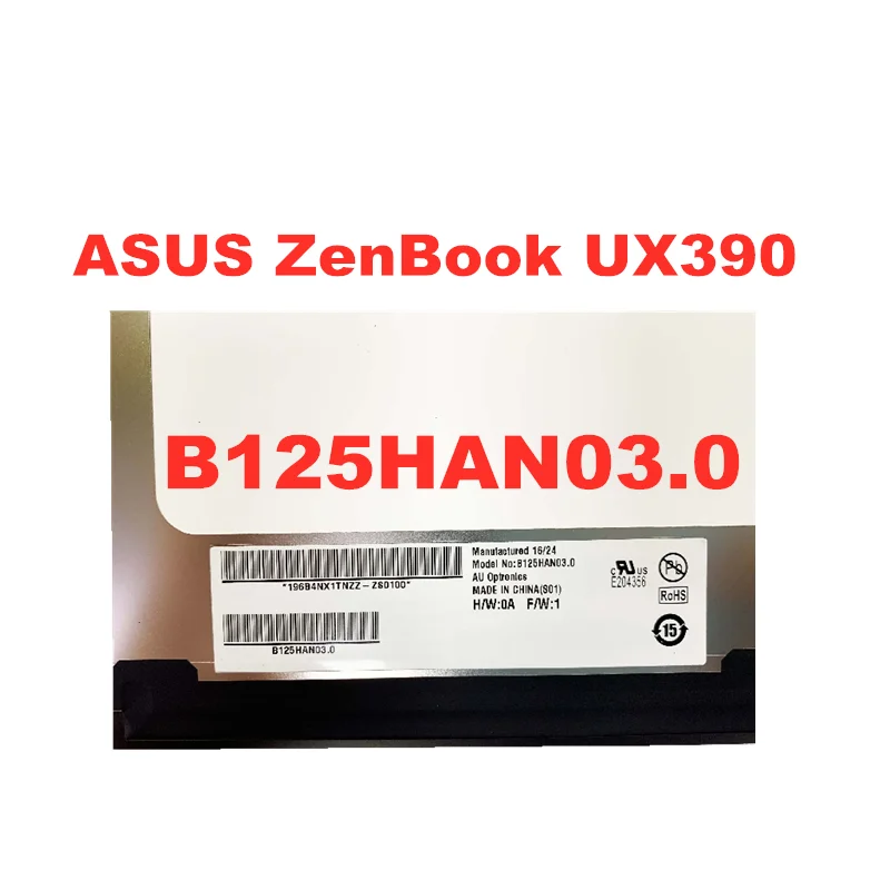 Оригинальный Новый 5 5-дюймовый экран B125HAN03.0 для ASUS UX390 UX390UA-GS041T ЖК-экран 12 5*1920