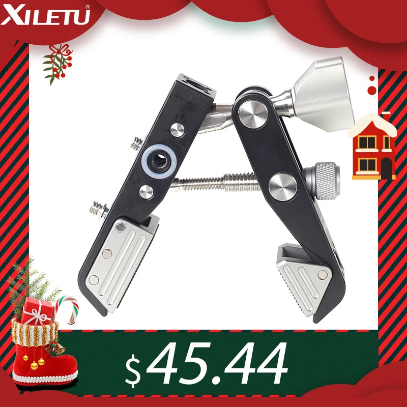 XILETU XC-80 путешествия мощный зажим держатель фотографии кронштейн для DSLR