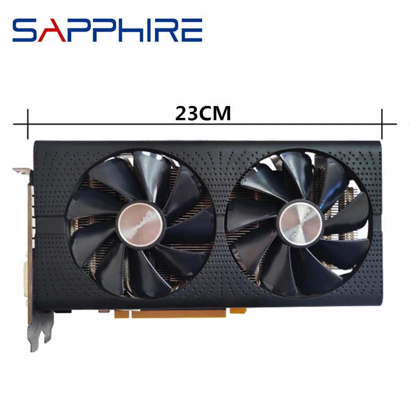 Оригинальная Видеокарта SAPPHIRE RX 580 4 Гб, видеокарта GPU AMD Radeon RX580 4 Гб 584, видеокарты для настольного ПК, компьютера, игры, карта HDMI, не Майнинг